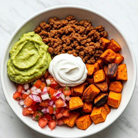 Minced Beef - Sweet Potato Bowl